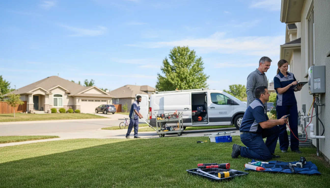 Tankless water heater service in Leonard, MI